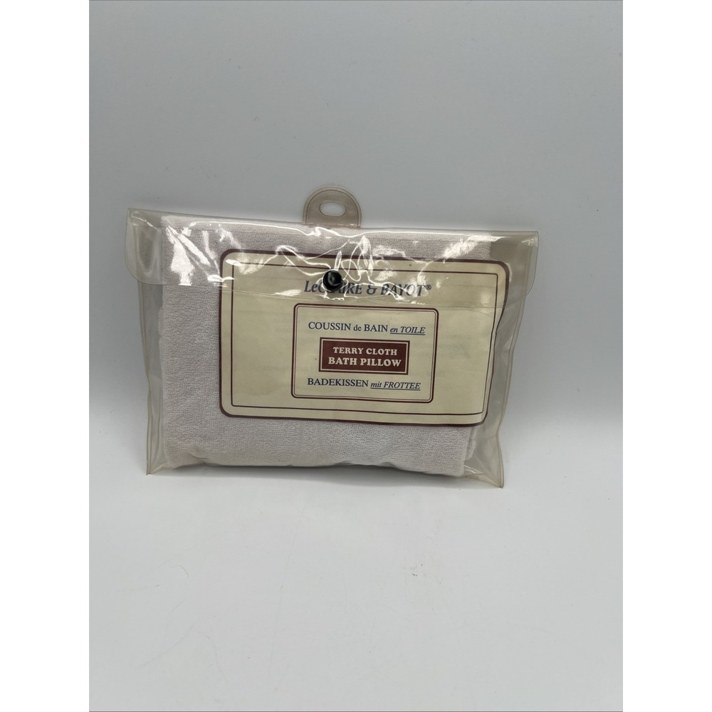 Earth Therapeutics Terry Covered Bath Pillow